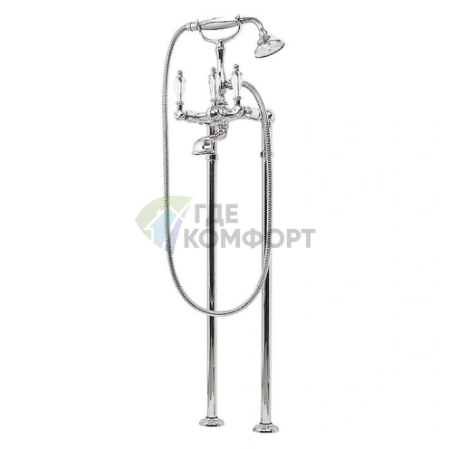 Напольный смеситель Cezares Diamond DIAMOND-VDP-01-Sw хромированный - фото 1