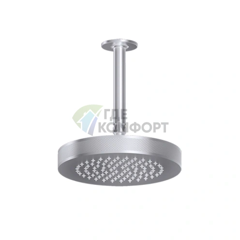GESSI INCISO: Шарнирная потолочная душевая головка 218 мм в цвете Finox (58186#149) - фото 1
