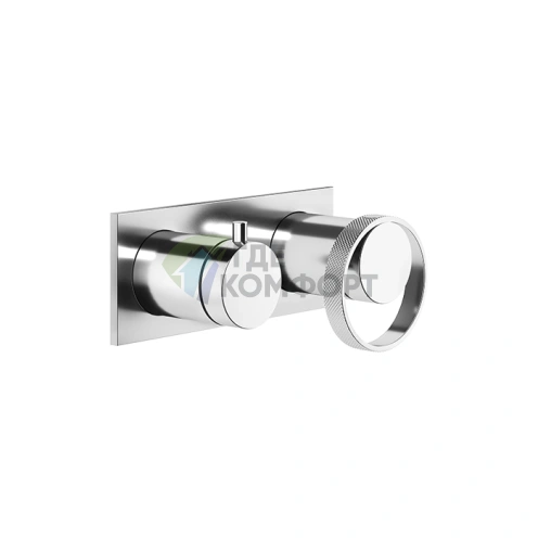 Встраиваемый смеситель Gessi Anello с двумя выходами и переключателем, хром (63379#031) - фото 1