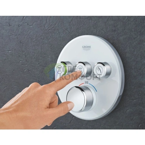 Термостат для ванны Grohe Grohtherm SmartControl 29904LS0 Moon White - фото 5