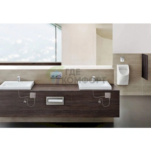 Электронная кнопка смыва Grohe Tectron Skate 37321001 для инсталляции, хром - фото 3