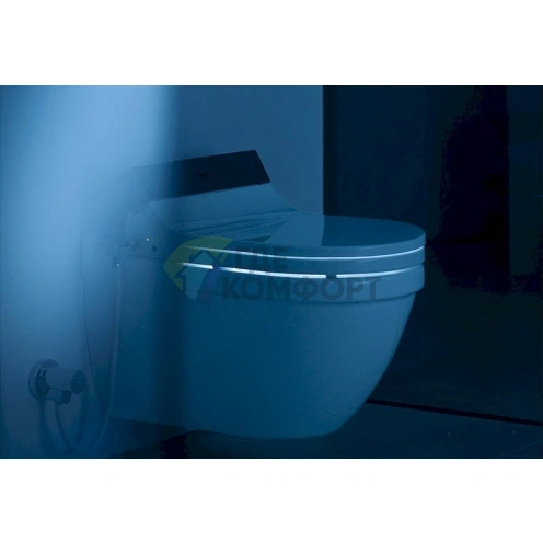 Подвесной унитаз Duravit Darling New с функцией биде SensoWash (2544590000) - фото 6