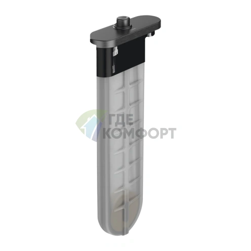 Hansgrohe sBox для ванны с овальной розеткой в шлифованном черном хроме (28020340) - фото 1