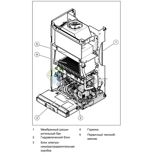 Газовый настенный одноконтурный котел Vaillant atmoTEC plus VU 200/5-5 20 кВт - фото 4
