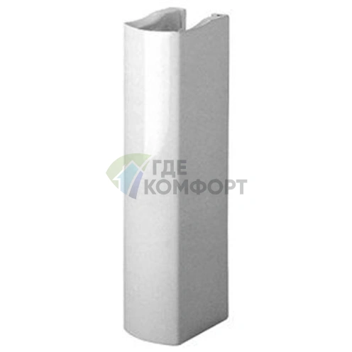 Белый пьедестал DURAVIT Happy D2 для раковин 231660-231680 (858270000) - фото 1