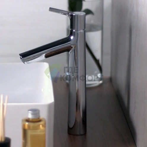 Смеситель для раковины Hansgrohe Talis S: хром, однорычажный, без донного клапана (72032000) - фото 1