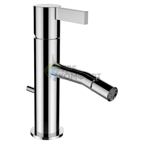 Смеситель для биде Laufen Kartell с донным клапаном, нержавеющая сталь PVD (3.4133.1.090.101.1) - фото 1