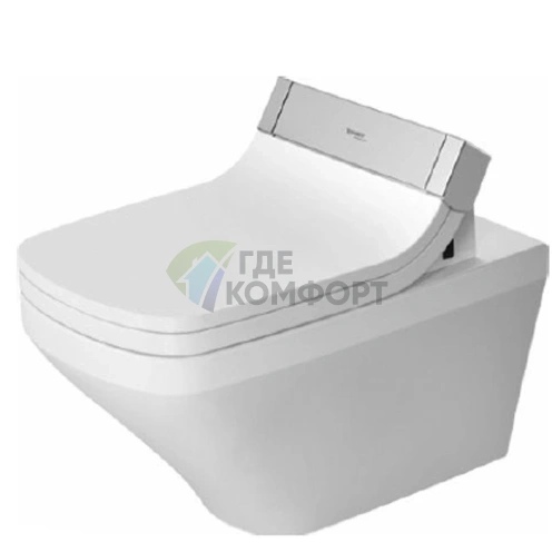 Умный подвесной унитаз Duravit DuraStyle SensoWash Slim Rimless с вертикальным смывом (2542590000) - фото 1