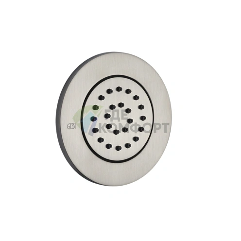 Встраиваемая поворотная боковая форсунка Gessi Body Jets в отделке Finox Brushed Nickel (32982#149) - фото 1