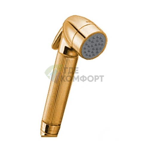 Гигиенический душ Nicolazzi Doccia с гибким шлангом 100 см и поддержкой, цвет Gold Brass (5523GB) - фото 1