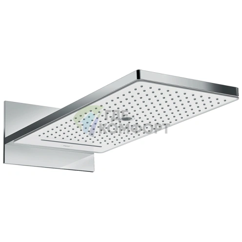 Верхний душ HG Rainmaker Select 580 EcoSmart с 3 режимами, белый/хром (24011400) - фото 1