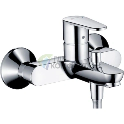 Комплект сантехники Hansgrohe Talis E2: смеситель для ванны с душем, смеситель для раковины и душевая стойка - фото 7