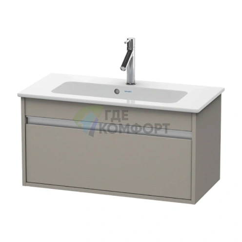 Тумба под раковину Duravit Ketho 410x800x385 с выдвижным ящиком, цвет TERRA (KT642301414) - фото 1