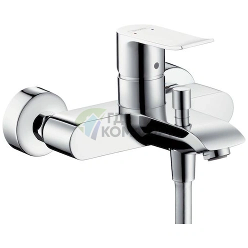 Комплект для ванной Hansgrohe Metris: смеситель для ванны с душем, смеситель для раковины и душевой гарнитур - фото 9