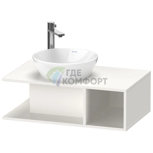 Подвесная тумбочка Duravit D-Neo Compact, 260x800x480 мм, белая глянцевая (DE491802222) - фото 1