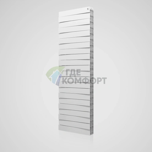 Радиатор биметаллический Royal Thermo Piano Forte Tower bianco traffico 22 секции - фото 6