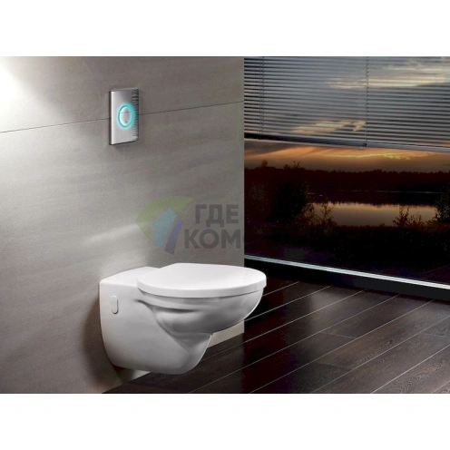 Кнопка смыва Grohe Nova Cosmopolitan Light для подвесного унитаза, хром - фото 5