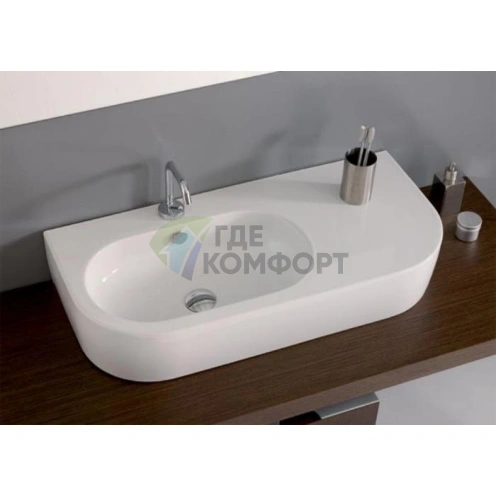Раковина Duravit Vero 800x470 мм белая встраиваемая (454800000) - фото 1