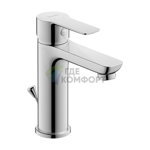Смеситель для раковины Duravit A.1 с донным клапаном, хром (A11020001010) - фото 1