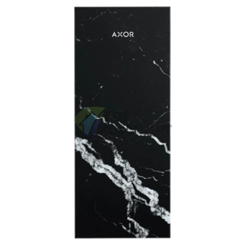 Панель для смесителя AX MyEdition 245мм, металл, цвет Nero Marquina (47914000) - фото 1