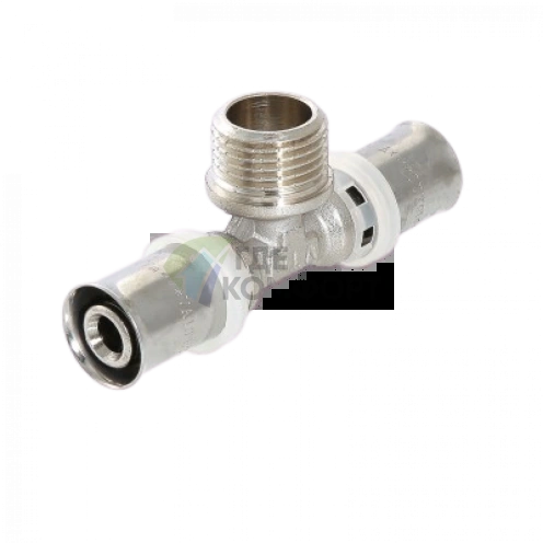 Тройник пресс с наружной резьбой 26х1х26 Valtec - фото 4