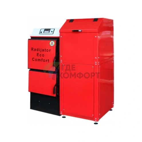 Пеллетный твердотопливный одноконтурный напольный котел ACV Radijator Eco Comfort 45 - фото 1