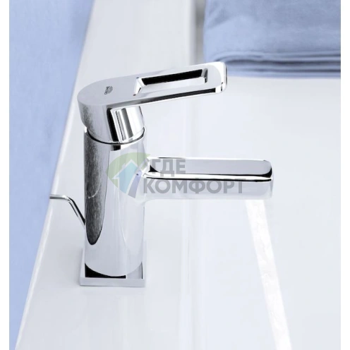 Смеситель Grohe Quadra для раковины: однорычажный дизайн и надежность - фото 2
