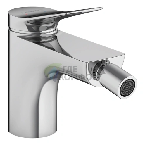 Смеситель для биде Hansgrohe Vivensis однорычажный с донным клапаном, хром (75200000) - фото 1