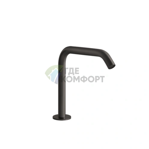 Отдельностоящий излив GESSI 316 Brushed Black Metal PVD, высота 162 мм (54091#707) - фото 1