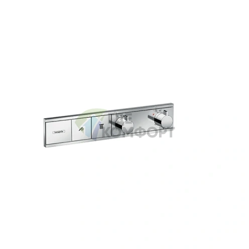 Термостат для душа Hansgrohe RainSelect с системой выбора струи, 2 выхода, хром (15380000) - фото 1