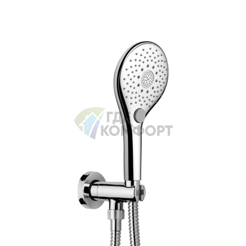 Душевой комплект BOSSINI SYNCRONIA с ручным душем и держателем, хром (C12033.030) - фото 1