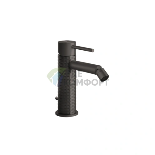 Смеситель для биде GESSI 316 Brushed Black Metal с донным клапаном (54207#707) - фото 1