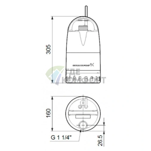 Дренажный насос Grundfos Unilift CC 5 A1 - фото 4