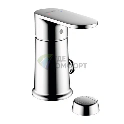 Смеситель для биде Hansgrohe Vernis Blend с вертикальной струей, хром (71214000) - фото 1