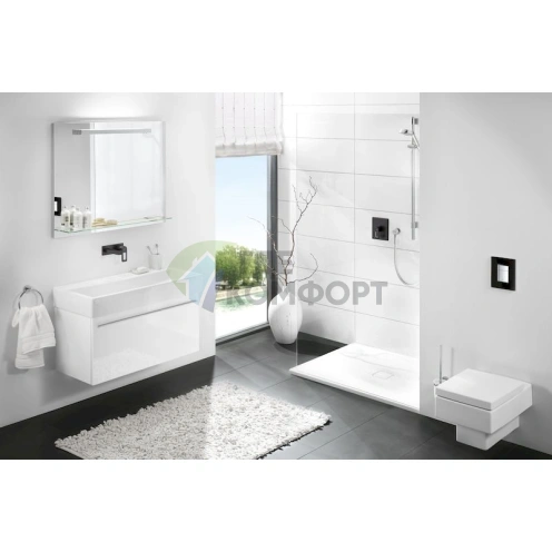 Смеситель Grohe Quadra для ванны с душем, настенный монтаж - фото 2