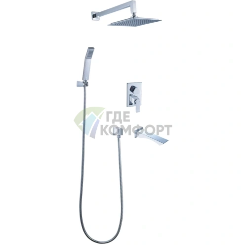 Встраиваемый душевой комплект Lemark Contest LM5822CW - фото 1