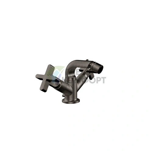 Смеситель для биде GESSI INCISO: настенный монтаж, излив 97 мм, цвет Black XL (58127#299) - фото 1