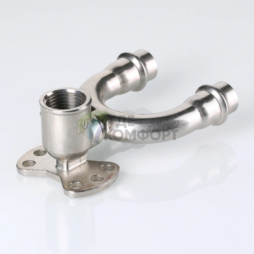 Пресс-водорозетка проходная мм х из нержавеющей стали VTi.954.DI.150415 VALTEC (ВАЛТЕК) - фото 8