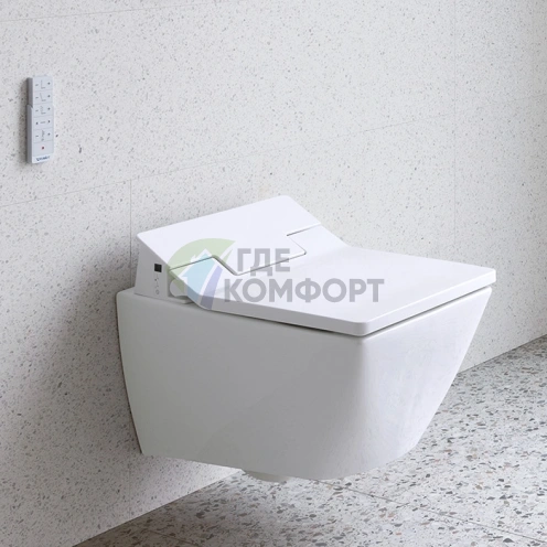 Сиденье для унитаза Duravit SensoWash Slim с функцией биде, белый (611600002000300) - фото 1