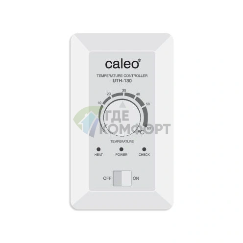 Терморегулятор Caleo UTH-130 накладной аналоговый 4 кВт - фото 1