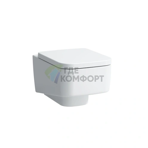 Подвесной унитаз LAUFEN Pro S безободковый 530х360х295 мм, белый LCC (8.2096.2.400.000.1) - фото 1