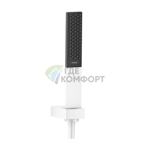 Душевой набор HG Rainfinity с лейкой-палочкой, держателем и шлангом 125 см, белый матовый (26857700) - фото 1