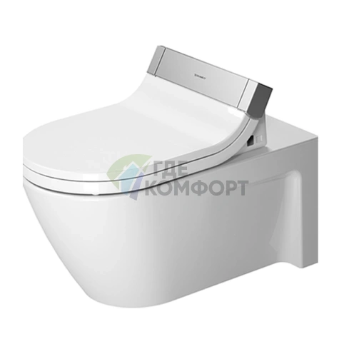 Унитаз подвесной Duravit Starck 2 для биде-крышки Sensowash, белый (2533590000) - фото 1