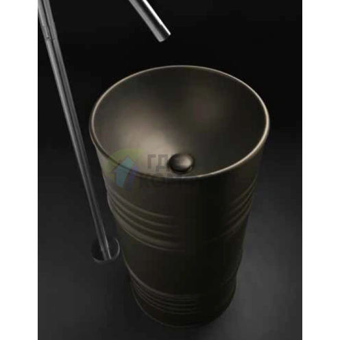 Раковина Kerasan Artwork BARREL 45x90 см, Бургундский матовый (474375) - фото 1