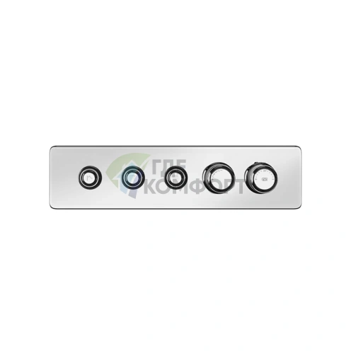 Смеситель для душа GESSI HI-FI ECLECTIC термостатический настенный встраиваемый, хром (65224#031) - фото 1