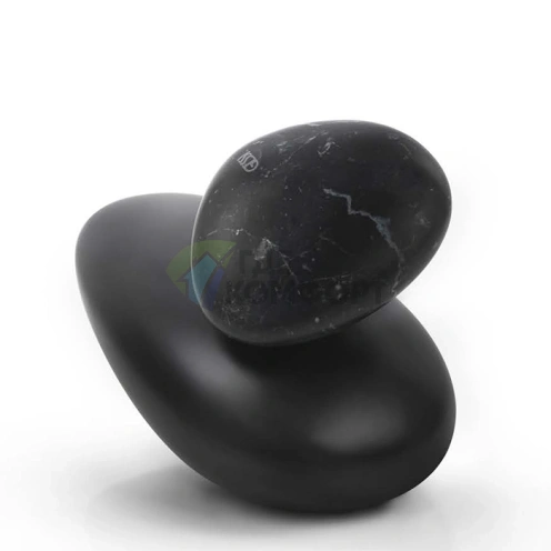 Ручка смесителя Gessi Equilibrio для раковины — дизайнерская, черный мрамор Marquina (52002#542) - фото 1