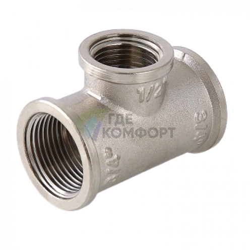 Тройник переходной с внутренней резьбой 1x1/2x1 Valtec - фото 3