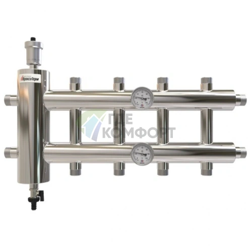 Распределительный коллектор с гидравлическим разделителем из нержавеющей стали ПроксиТерм CLASSIC GSK 32-5 - фото 1