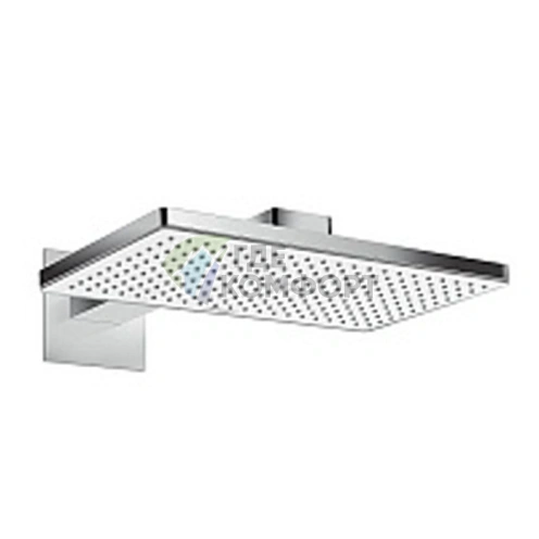 Встраиваемый переключатель Hansgrohe ShowerSelect на 3 направления с хромированными кнопками и стеклянной панелью (15736400) - фото 1