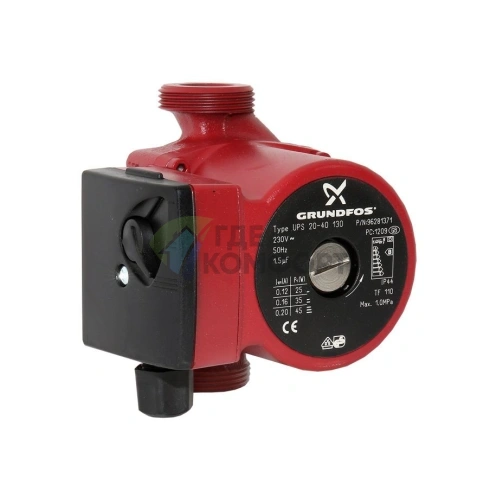 Циркуляционный насос Grundfos UPS 25-40 130 - фото 6
